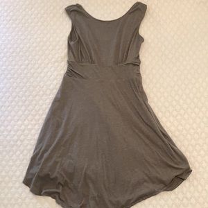 Gray Prana scoop back dress